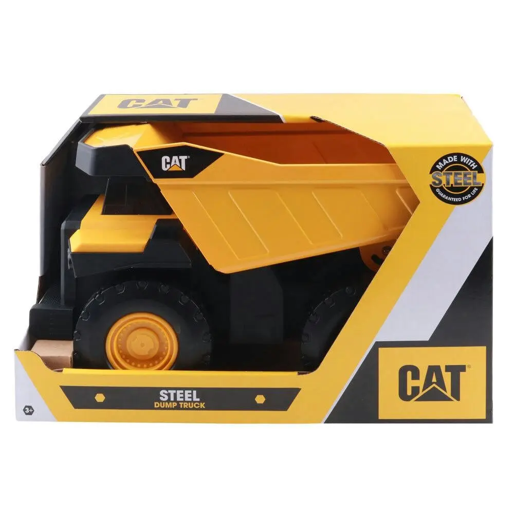 Cat 45cm Steel Dump Truck Kids/Children Construction Vehicle Toy 3y+ Yellow - Toys & Games