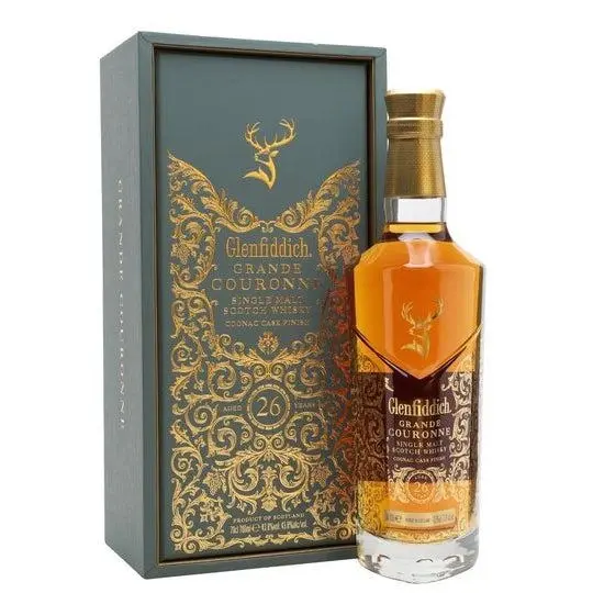 Glenfiddich Grande Couronne 26 Year Old Single Malt Scotch Whisky 700ml - Alcohol
