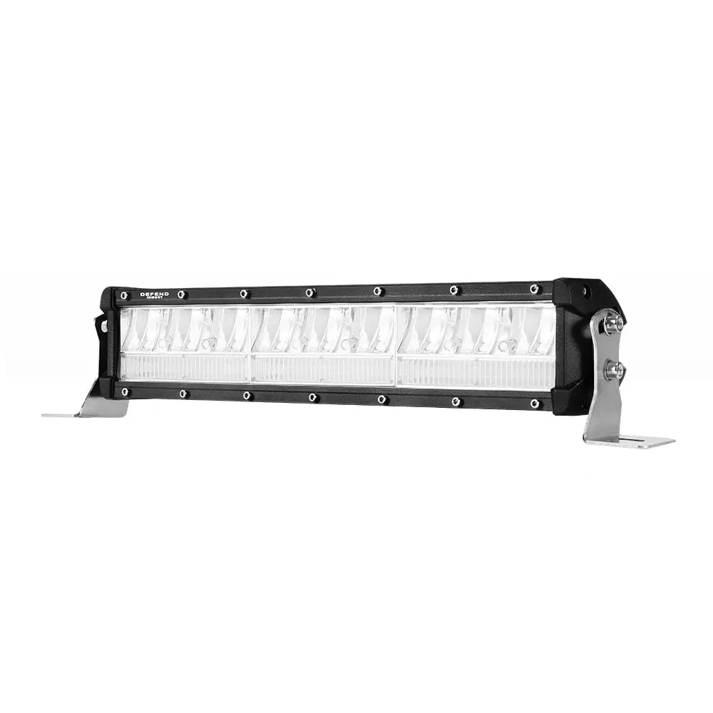 Lightfox Defend Indust 12inch Led Light Bar Dual Row Spot Flood Combo Driving Truck 13" Offroad - Automotive