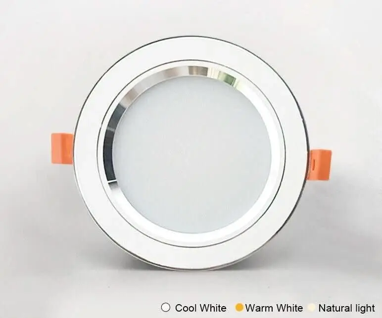 LED Downlights Dimmable 13W Down light | Cool , Warm & Trichrome - Home & Garden