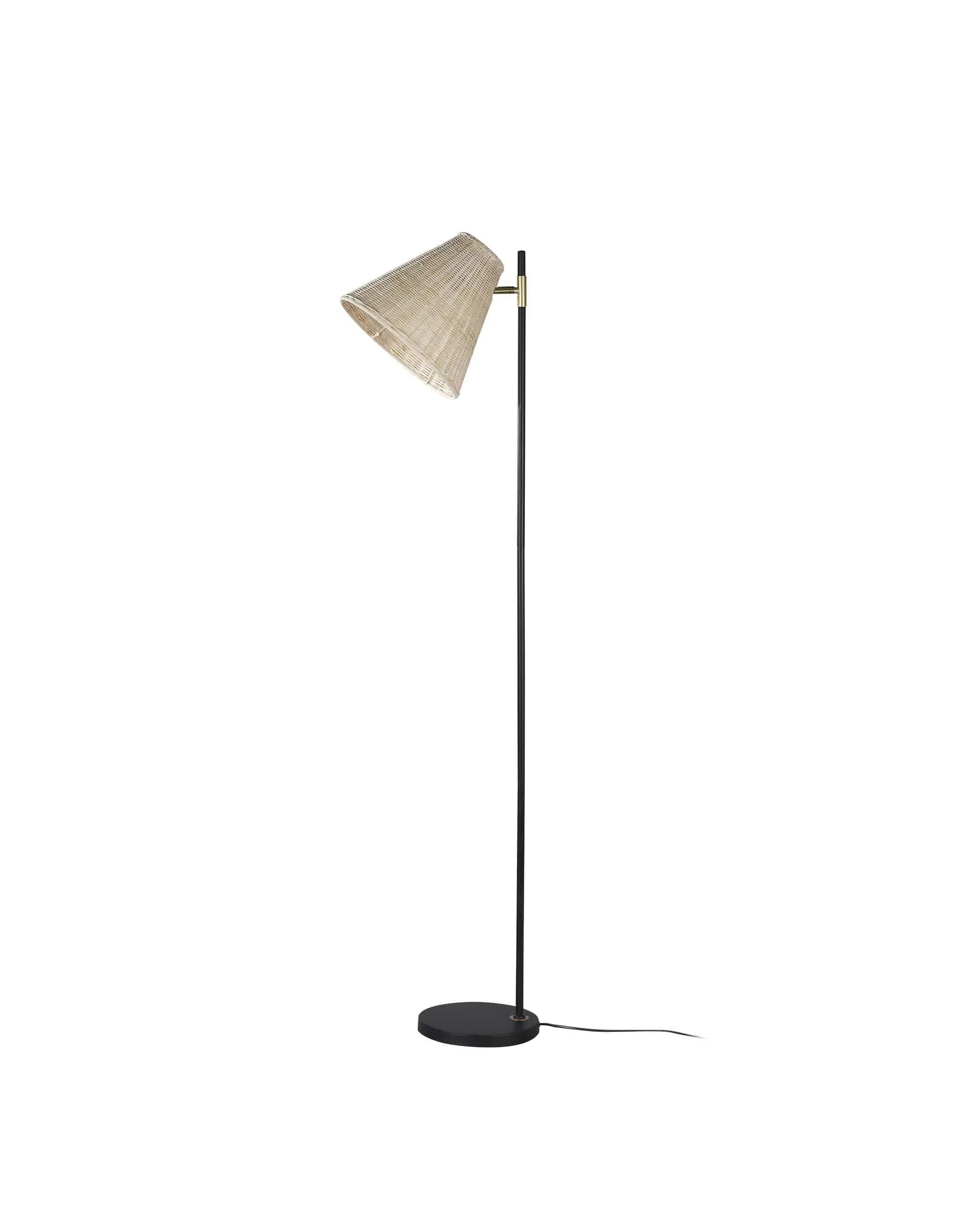 Yvette Rattan Floor Lamp - Home & Garden