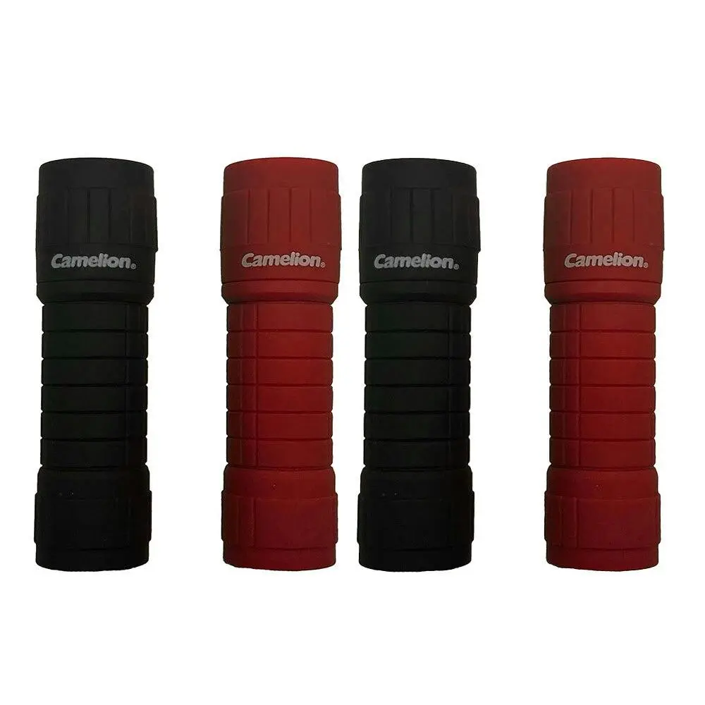 4PK Camelion 3W 100LM LED Pocket Indoor/Outdoor Flashlight 3xAAA Battery Asstd. - Sports & Outdoor