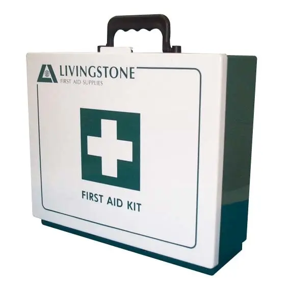 Livingstone First Aid Empty Plastic Case Large 29 x 26.5 x 10.1 cm Green - Health
