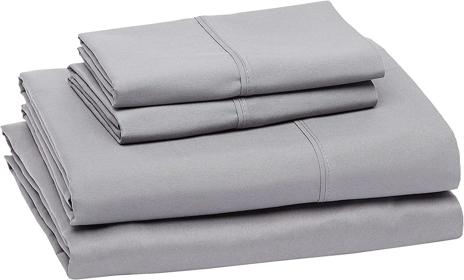 King Size Microfiber Bed Sheet Set Lightweight Super Soft Easy Care, 36cm Deep Pockets Dark Gray - Home & Garden
