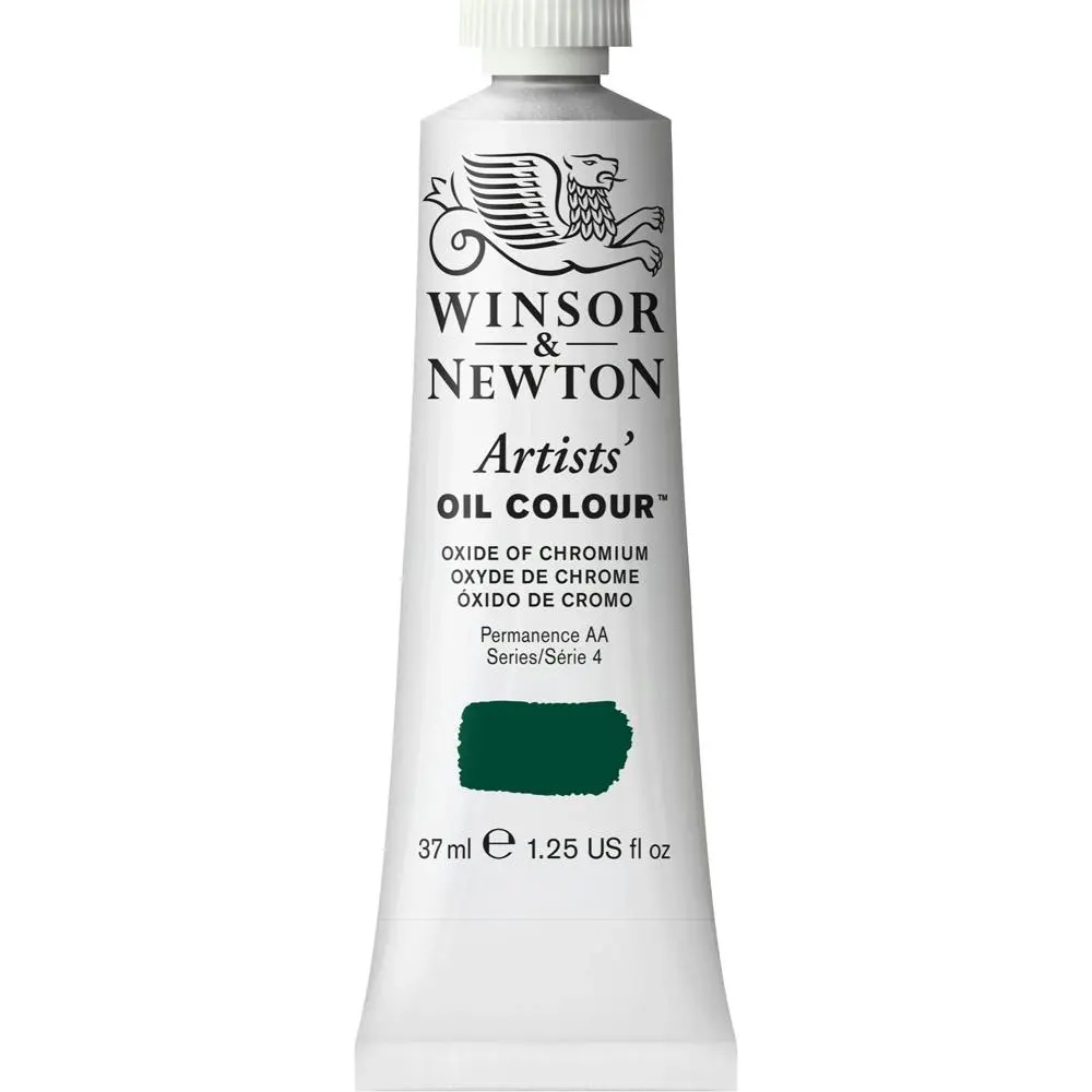 Winsor & Newton Artists Oil Colour 37ml Paint Tube Oxide of Chromium Series 4 - Hobbies