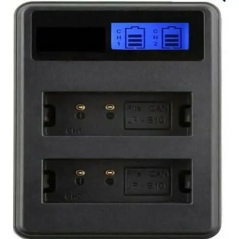 LP-E10 LCD Charger for Canon EOS 1100D 1200D 1300D Kiss X50