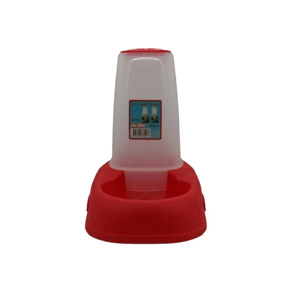 Showmaster 2 In 1 Pet Auto Feeder/Drinker Tower 25x24x17cm 1.5L Assorted Colours - Pets