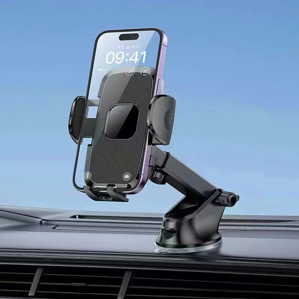 Car Phone Mount Long Arm Suction Cup Sucker Car Phone Holder Stand - Electronics
