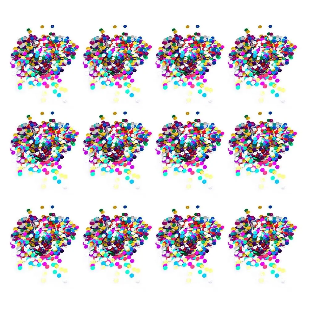 12x Jasart Sequins Glitter Art/Craft Creative Project/Scrapbooking 25g Assort - Hobbies