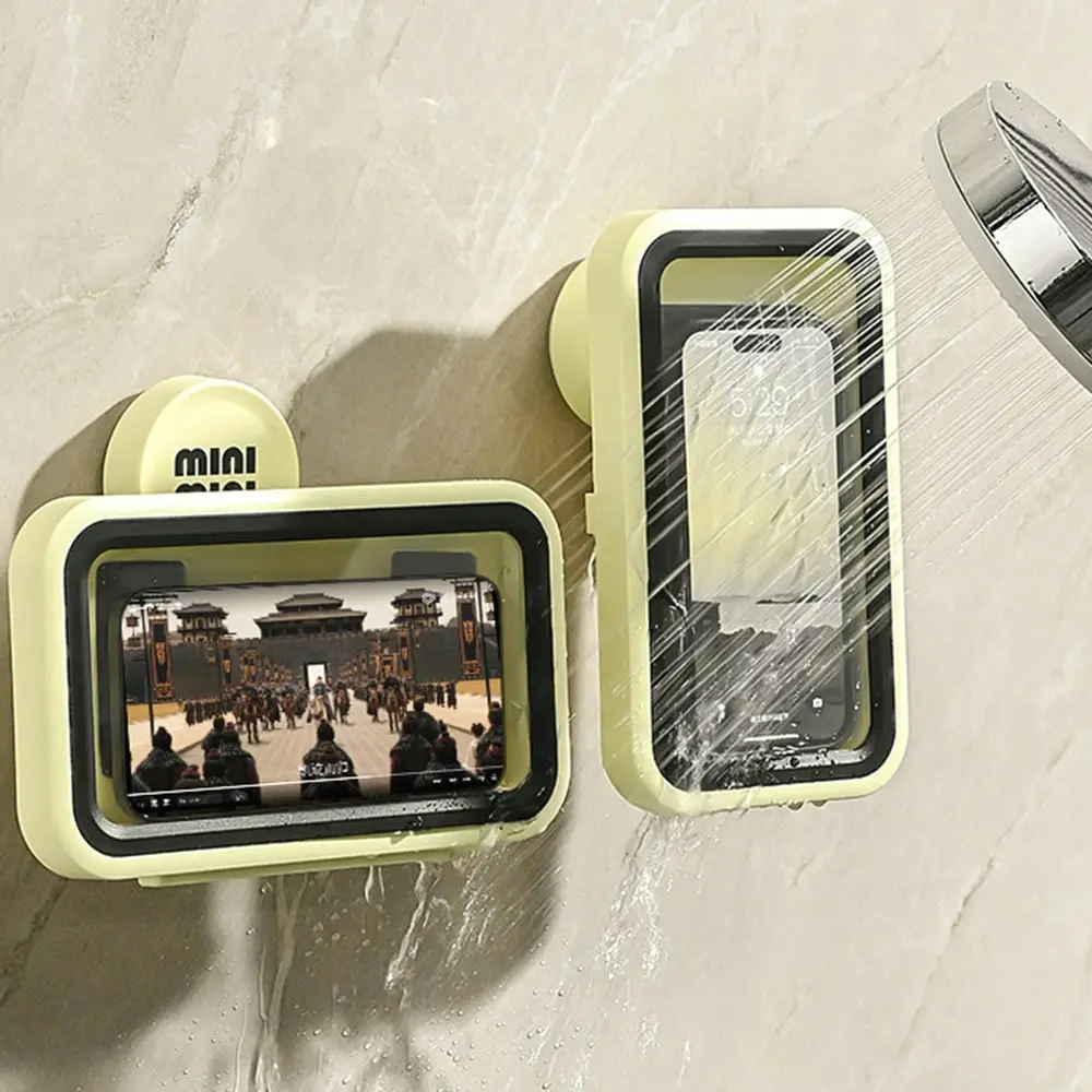 Suction Cup Waterproof Adjustable Phone Holder Bathroom Kitchen Bracket Stand - Electronics