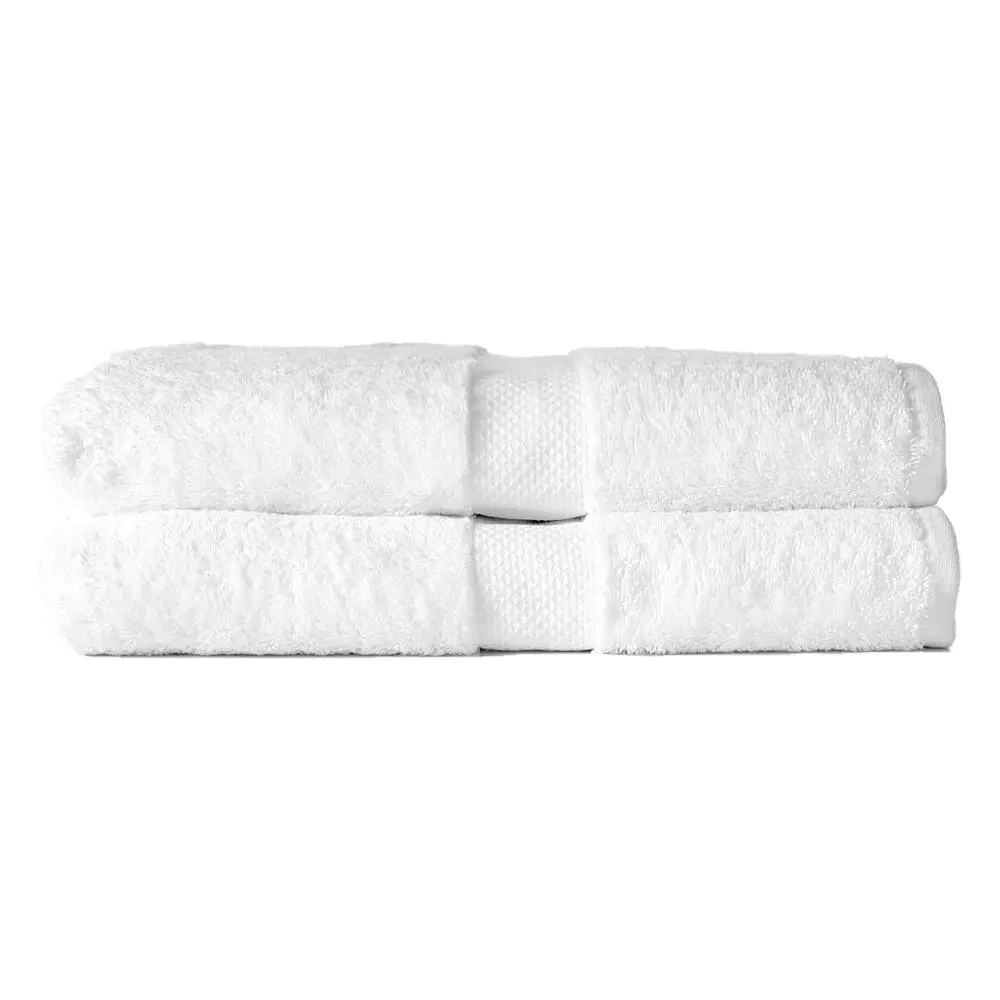2pc Canningvale Royal Splendour Bath Sheet Set White Home/Bathroom Decor - Home & Garden