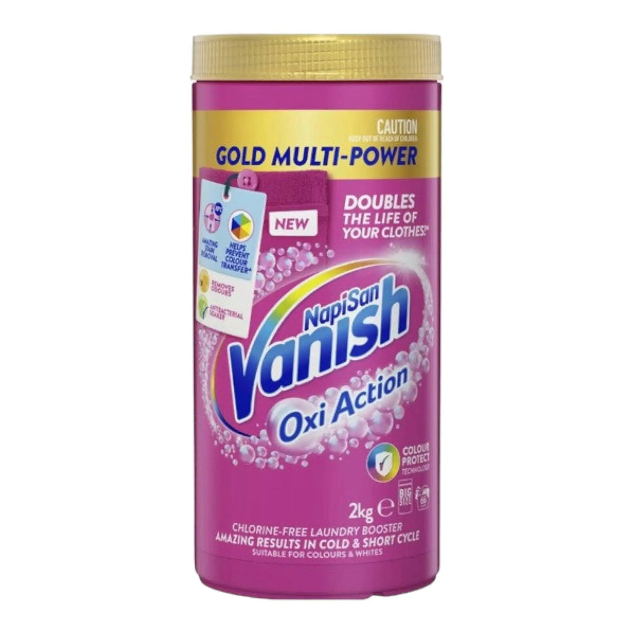 Vanish Napisan Gold Oxi Action Stain Remover Powder 2kg - Supermarket Specials