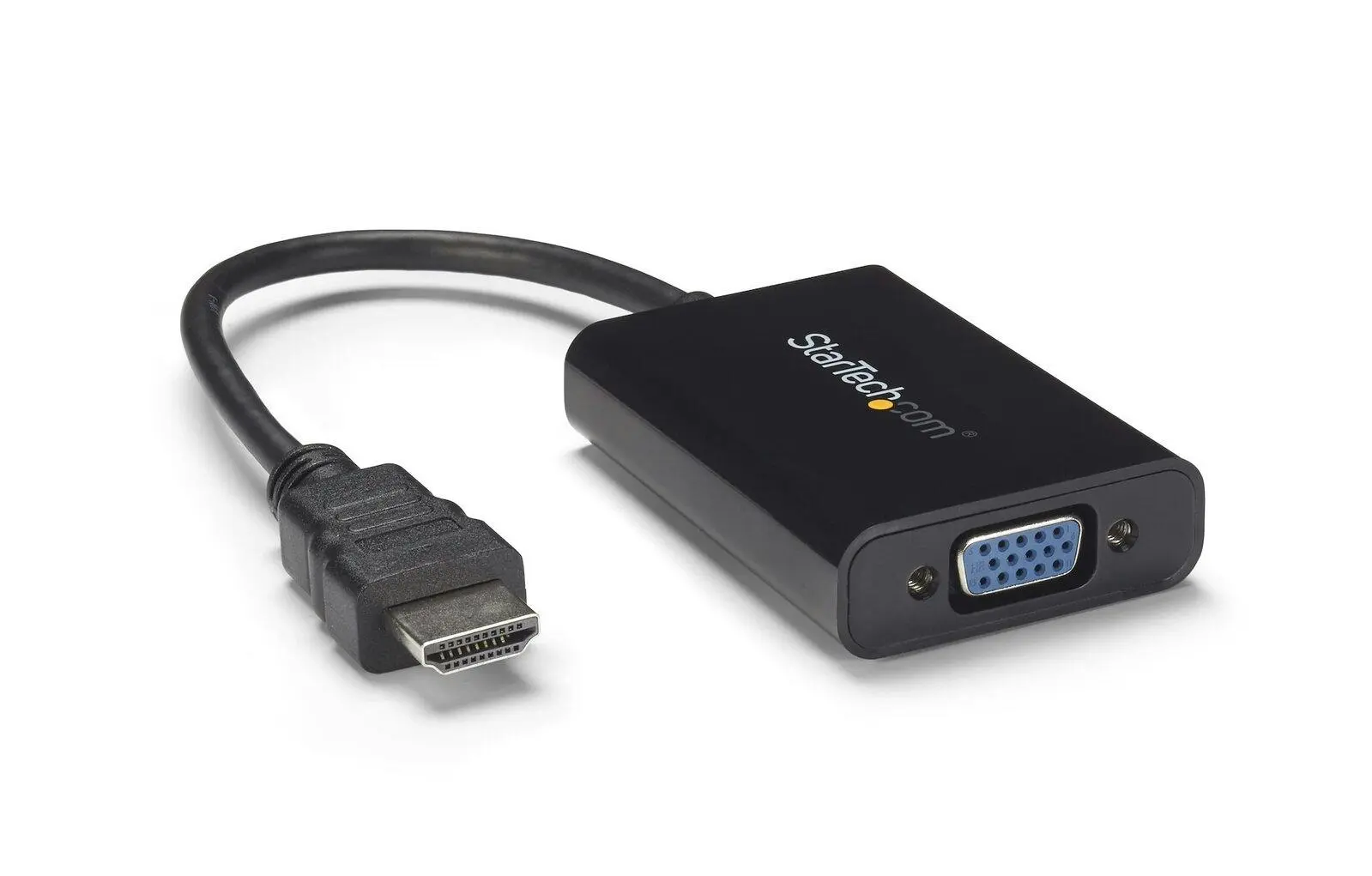 Star Tech 1920x1080 HDMI M to VGA F Active Adapter for Desktop PC/Laptop Black - Electronics