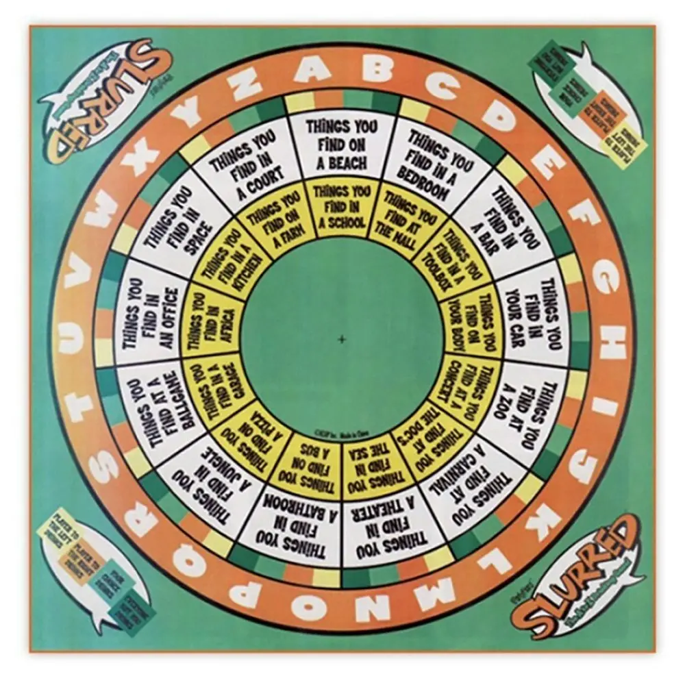 Drinking game Adult Slurred Fun Party Novelty Drinking Tabletop Game 18y+ - Hobbies