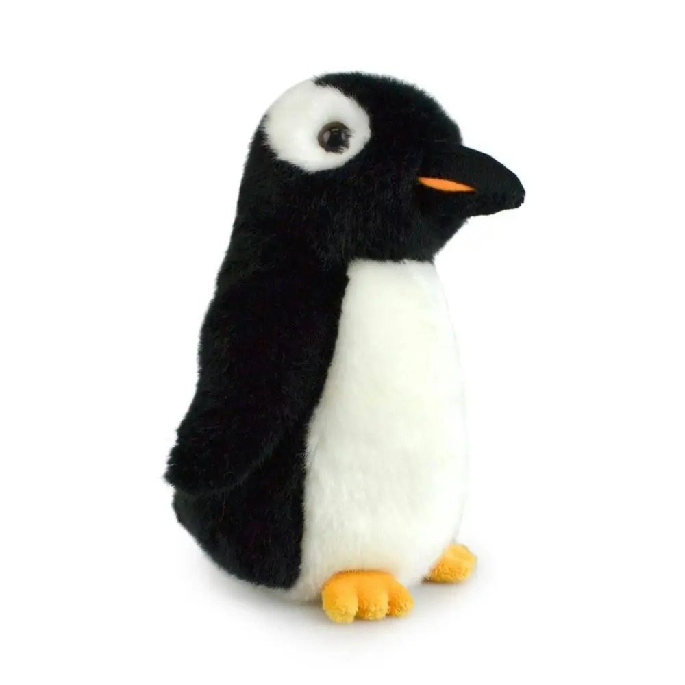 Lil Friends 18cm Gentoo Penguin Kids Soft Animal Plush Stuffed Toy 3y+ Black - Toys & Games