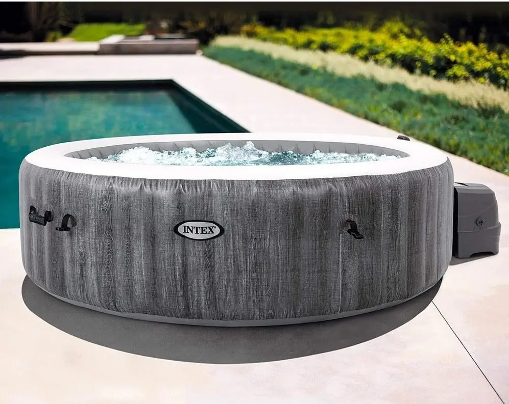 Intex PureSpa 6 Person Greywood Spa 28442 - Home & Garden