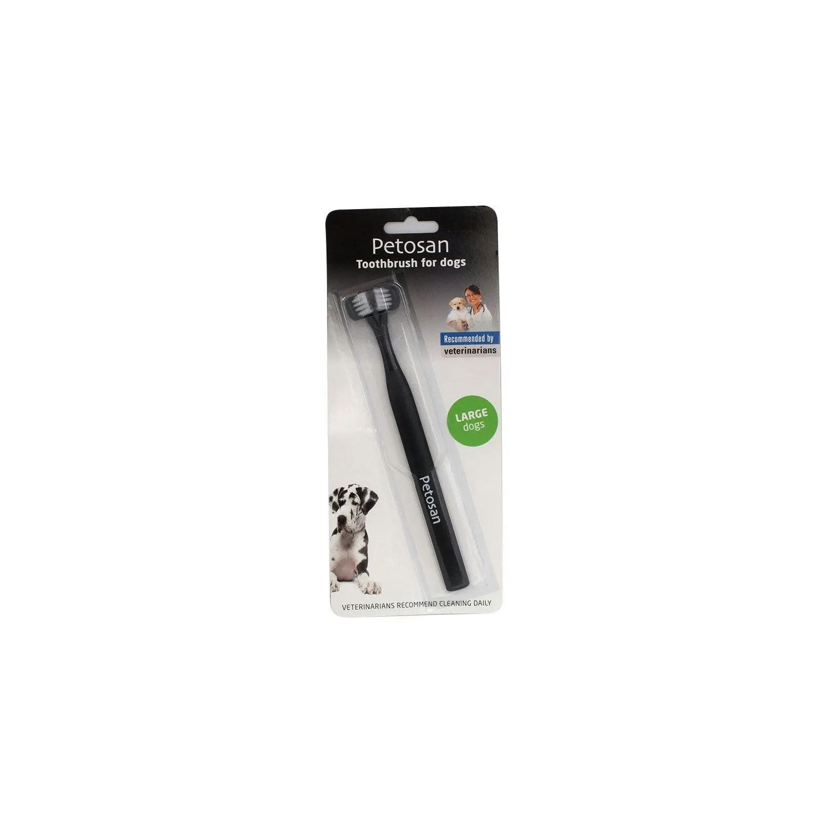 Petosan Double Sided ToothBrush Large 1 Piece - Pets