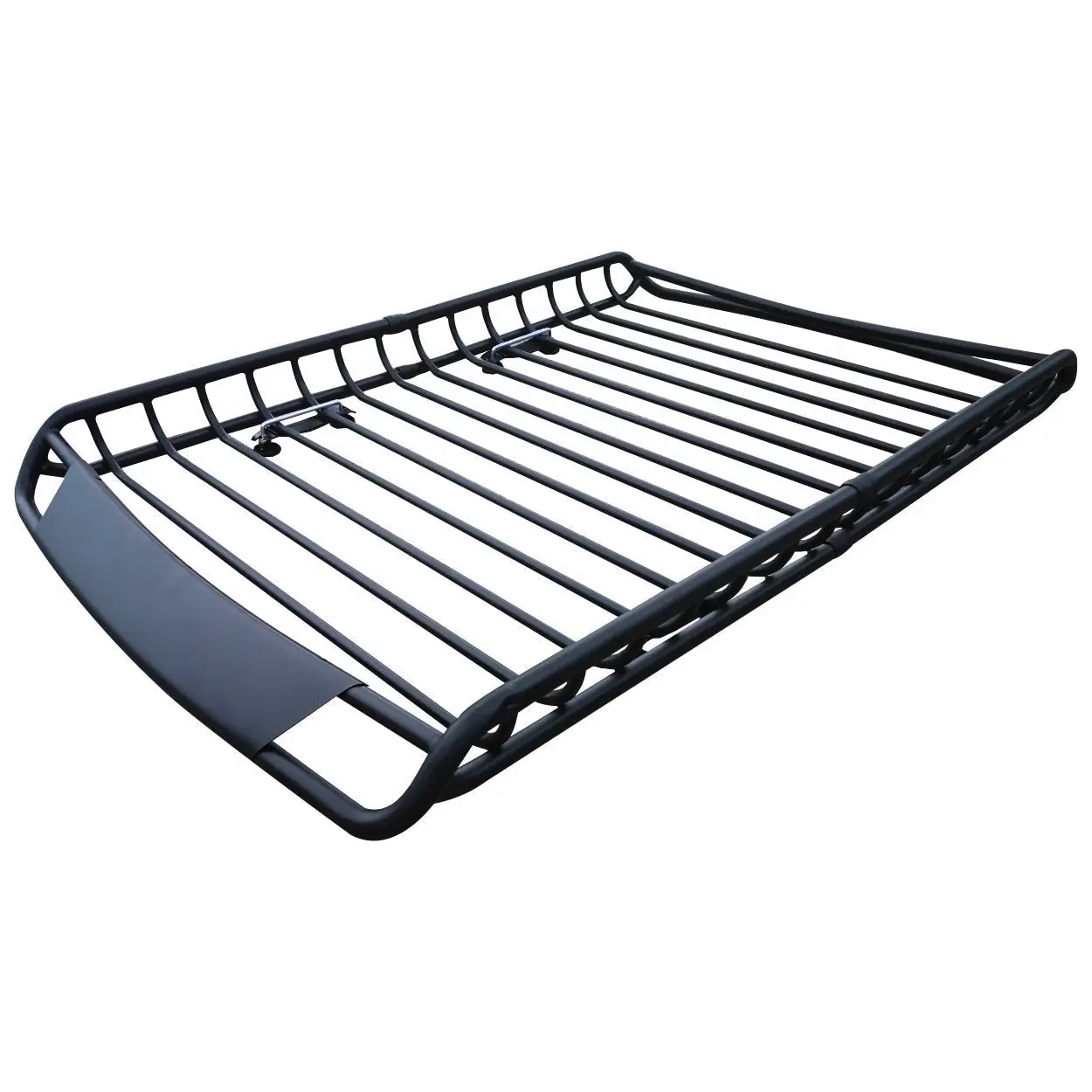 Elora Car Roof Rack Basket Luggage Carrier Vehicle Cargo Steel Black 140x100cm - Automotive
