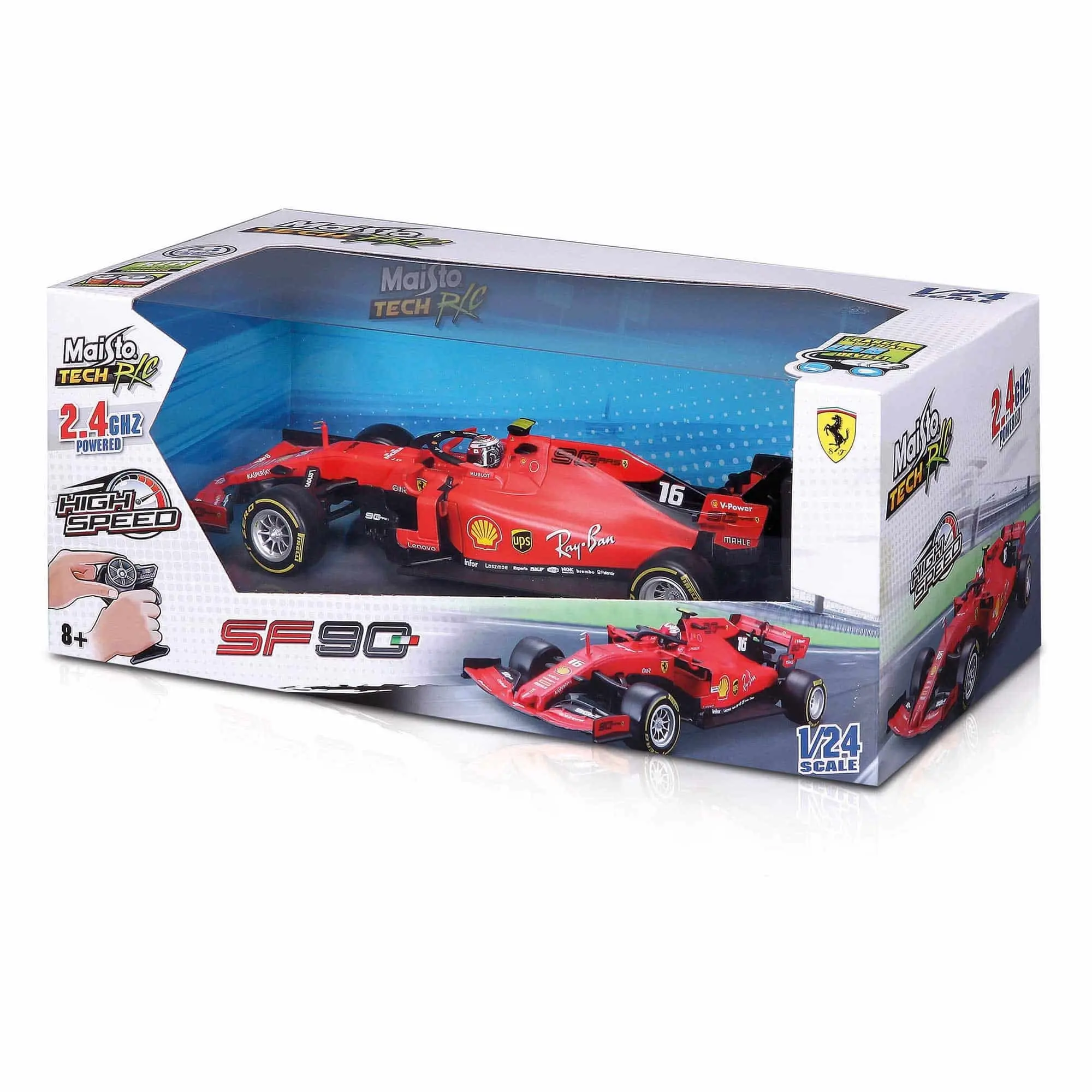 Maisto Tech Ferrari Sf 90 2019 Usb Ver. 2.4 Ghz - Toys & Games