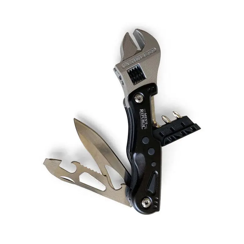Men's Republic Multi Function Multi Tool Wrench 10 In 1 Home/Garage DIY Set - Sports & Outdoor