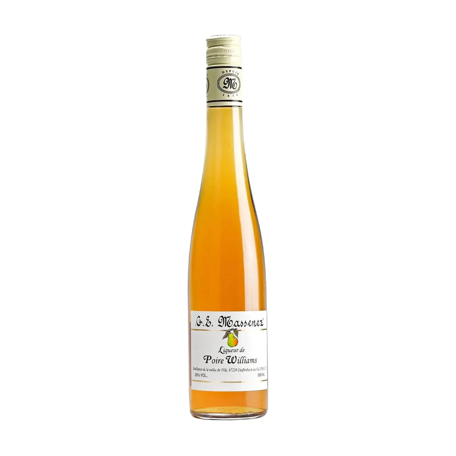 Massenez Poire William (William Pear ) Liqueur 25% 500ml - Alcohol