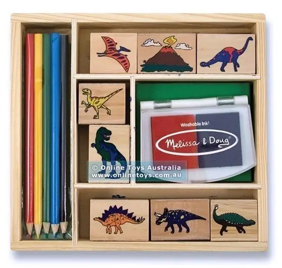 Melissa and Doug - Dinosaur Stamp Set