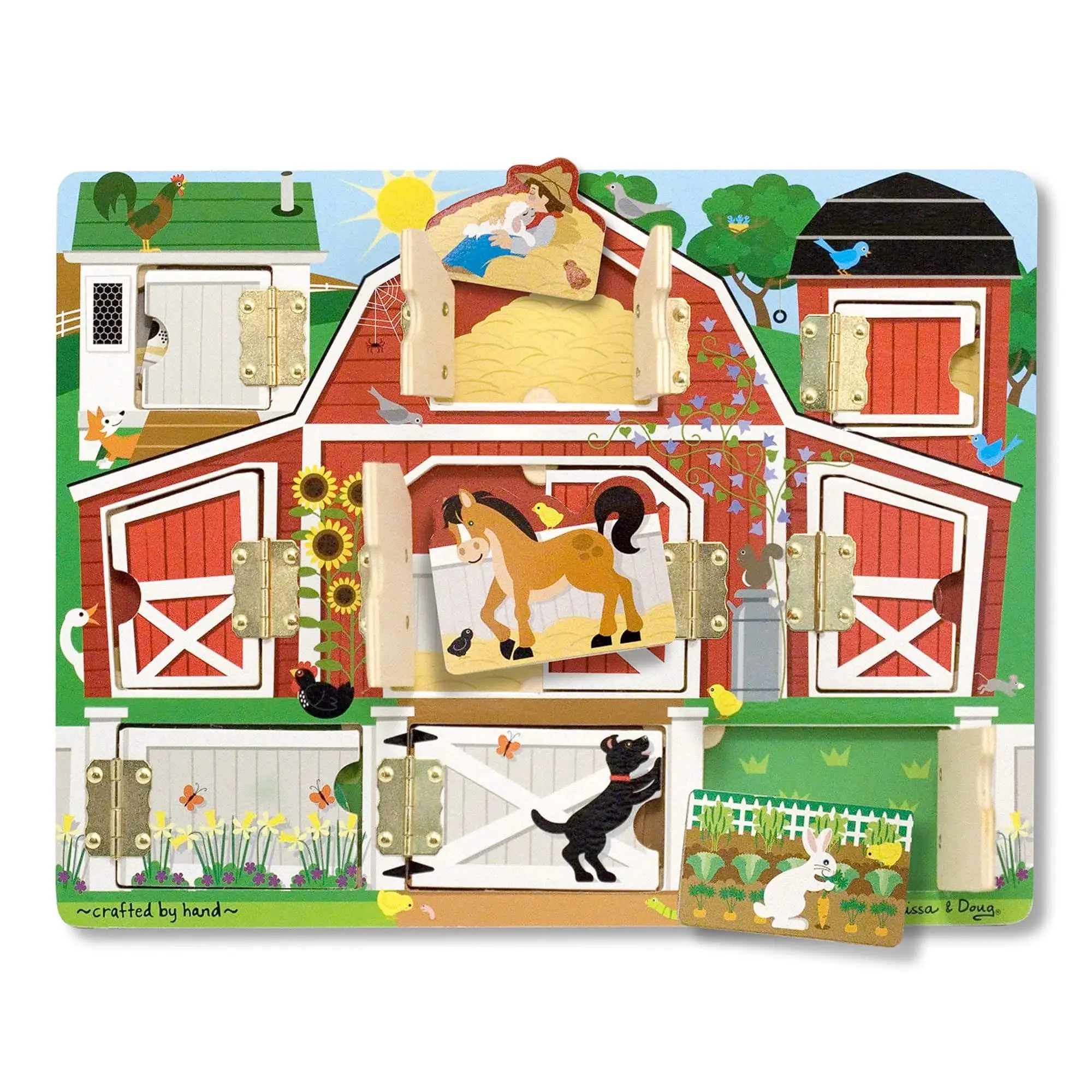 Melissa and Doug - Magnetic Hide & Seek Farm