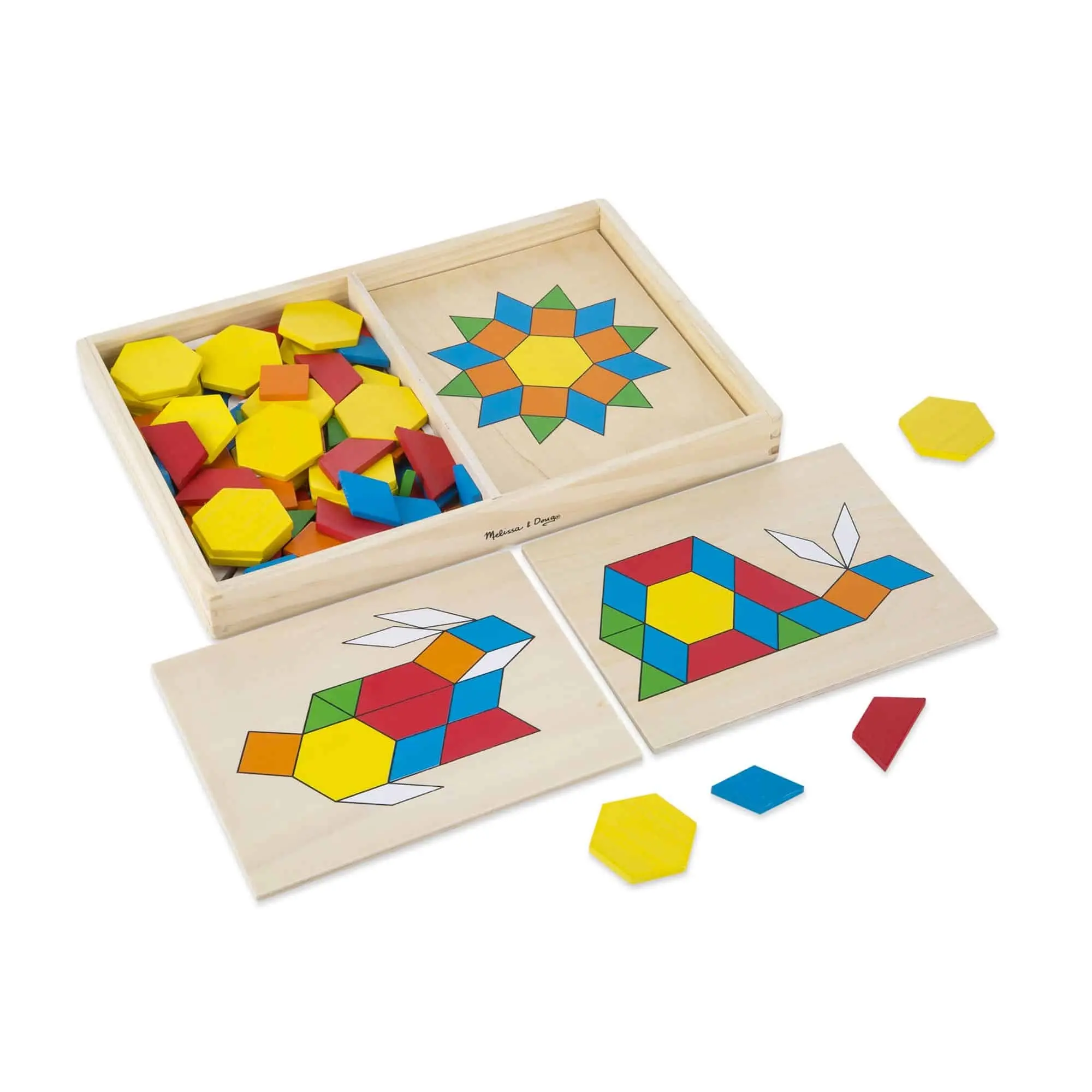 Melissa and Doug - Pattern Blocks and Boards