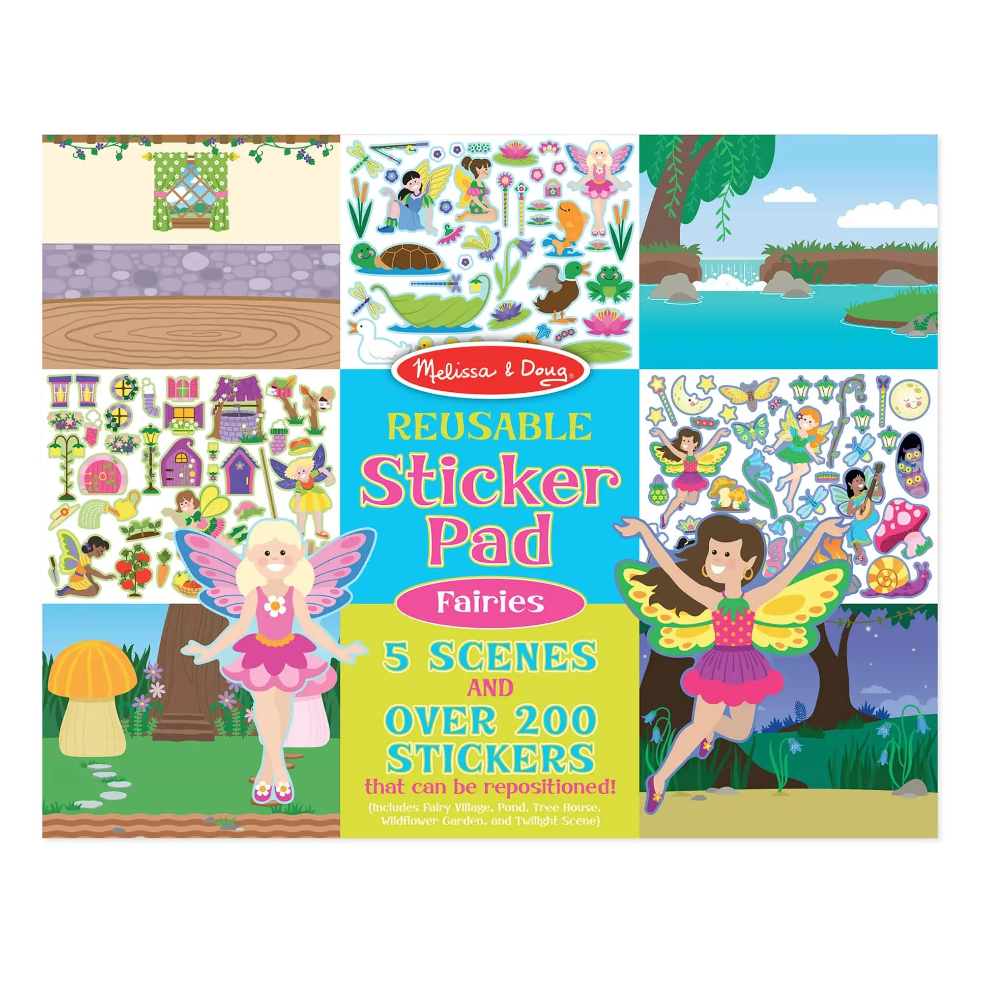 Melissa and Doug - Reusable Sticker Pad - Fairies