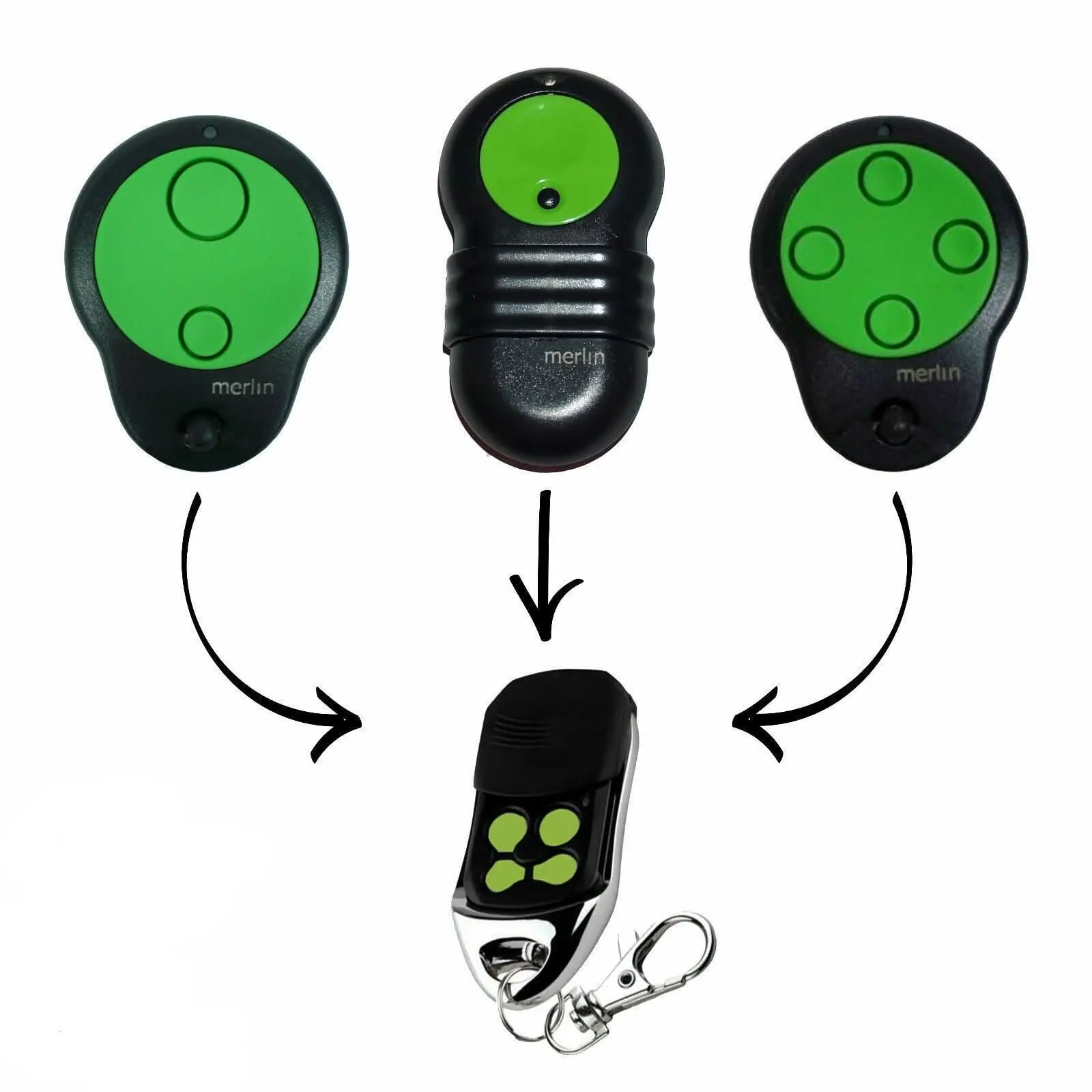 Tavice Merlin M842/M832/ M844 Compatible Garage Door Remote Control Prolift 230T/430R - Home & Garden