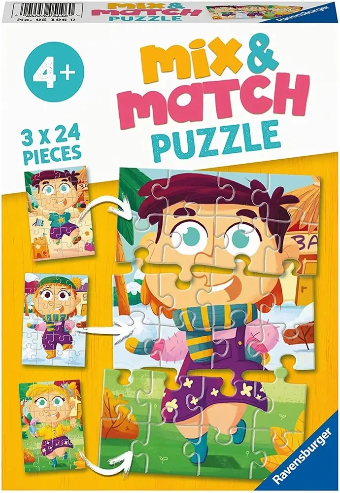 3x24pc Fashion Mix Puzzle - Toys & Games