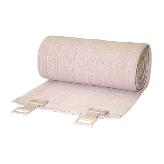 Komprez Elastic Heavy Compression Bandage Brown 10cm x 1.6m stretchable to 4.5m 12/Pack - Health