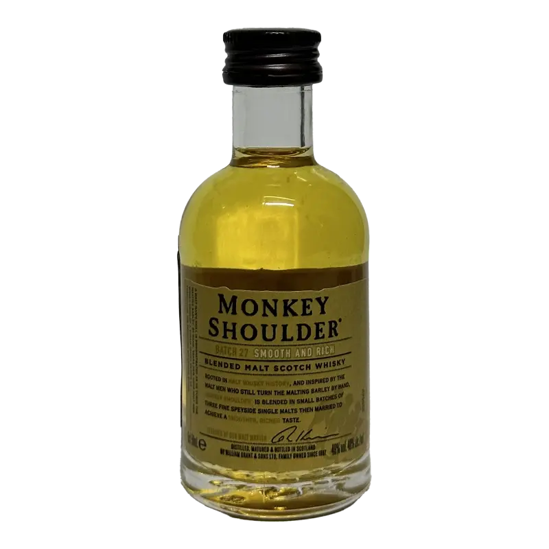 Monkey Shoulder Scotch Whisky 50ml - Alcohol