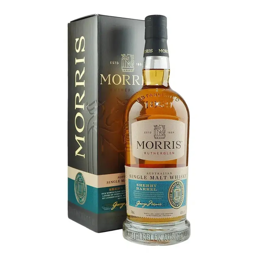 Morris Rutherglen Sherry Barrel Finished Single Malt Australian Whisky 700ml - Alcohol