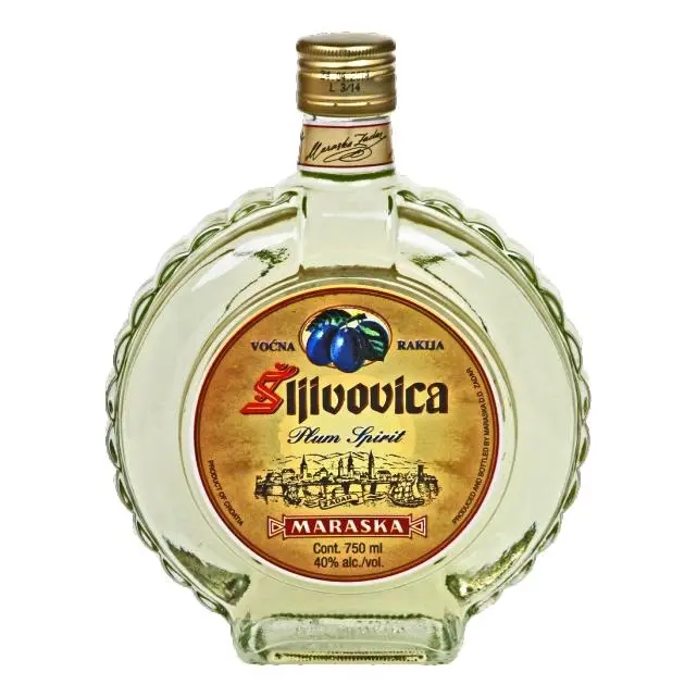 Maraska Sljivovica Flask Plum Brandy 750ml - Alcohol