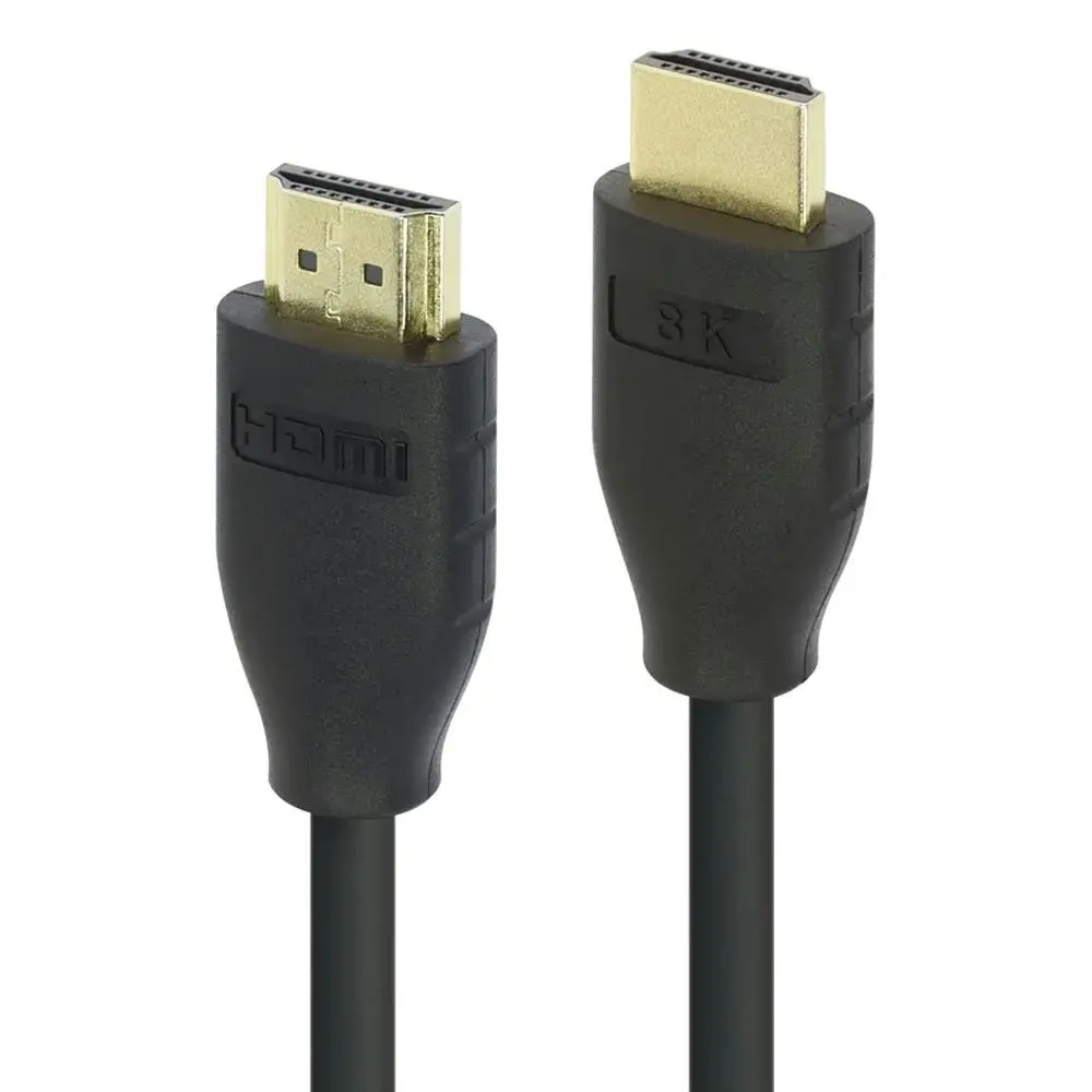 Moki 3m AV Ultra High Speed TV Premium HDMI Cable Lead 2.1 8K Low EMI Emission - Electronics