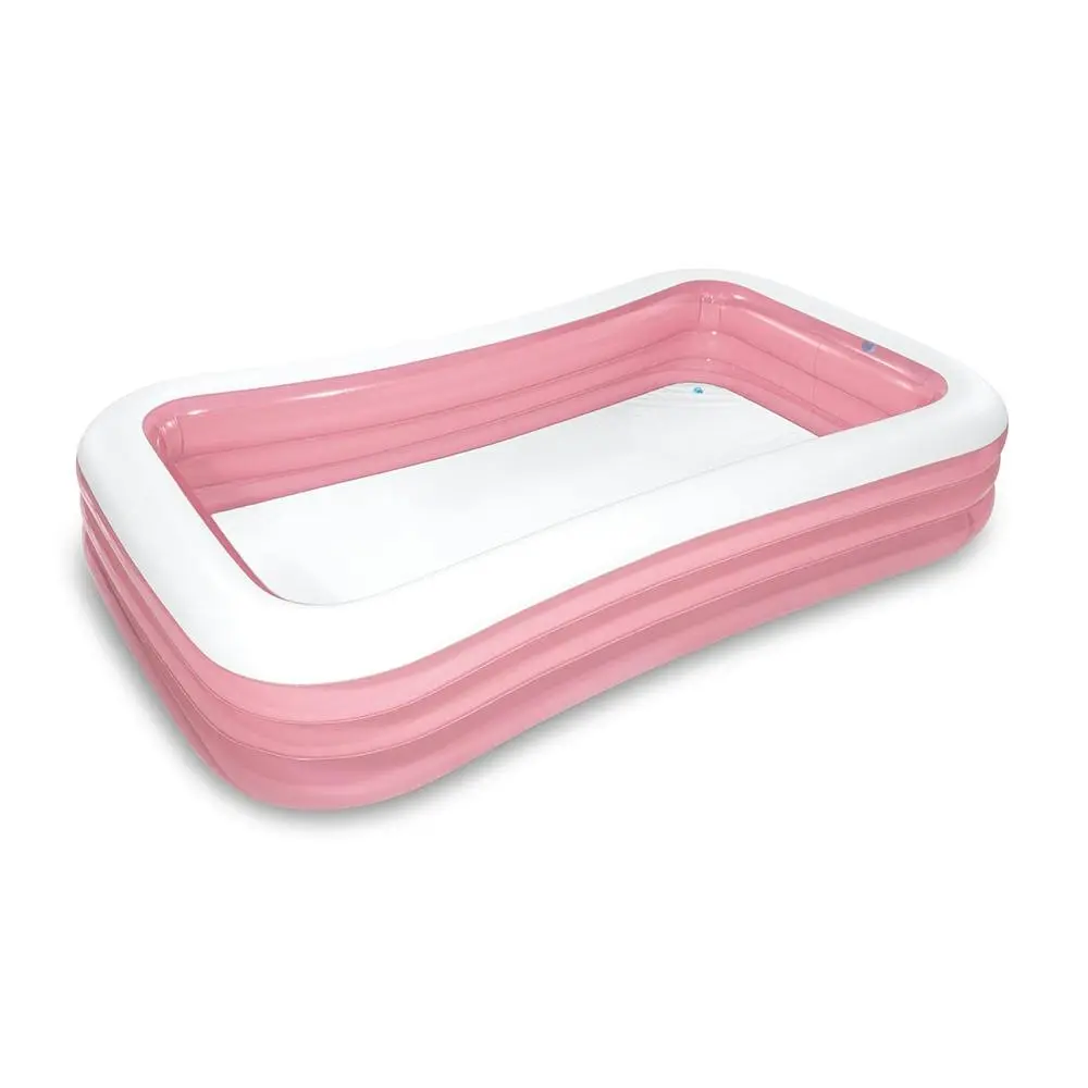Intex Swim Center Inflatable Vinyl Family Swimming Pool Kids Outdoor Fun 6+ Pink - Home & Garden