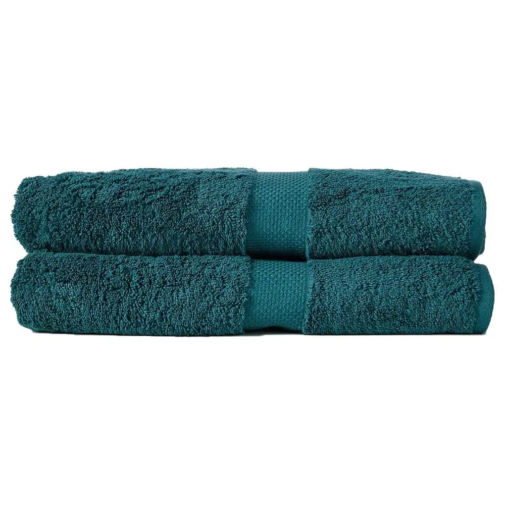 2pc Canningvale Royal Splendour Bath Sheet Set Azzurrite Teal Home/Bathroom - Best Selling Linen & Towels - From $20