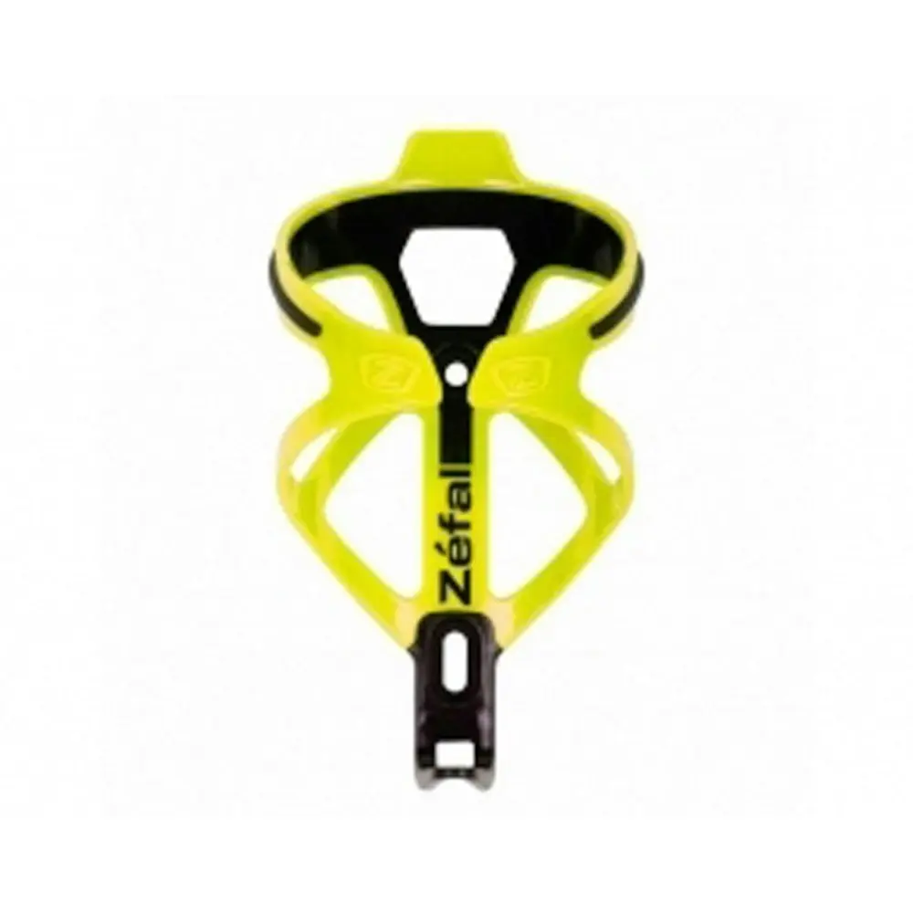 Zefal Pulse B2 Resin Bicycle Bottle Cage Cycling Drink Holder Neon Yellow 20cm - Sports & Outdoor