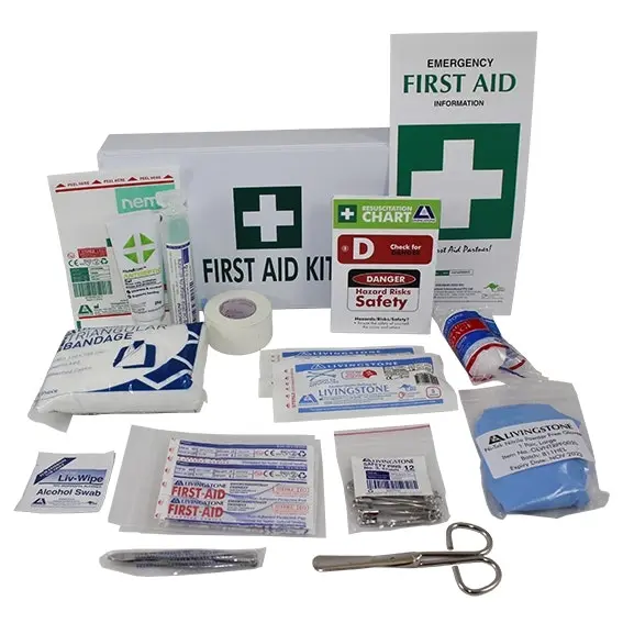 Livingstone Travel First Aid Kit Complete Set In PVC Case - Health