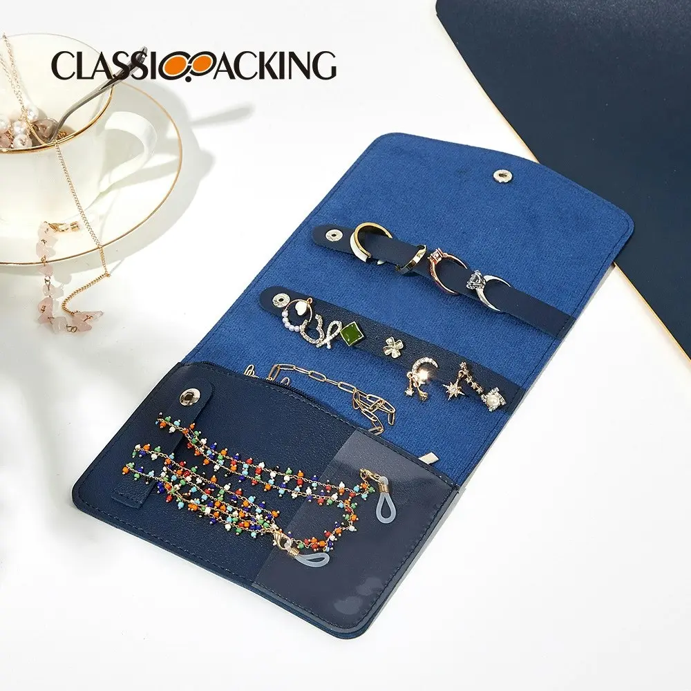 Travel Jewelry Organizer Envelope Bag for Necklace Bracelet Earrings Ring - Jewellery