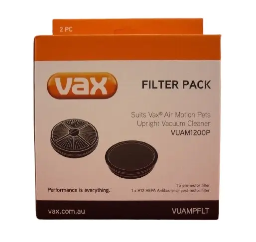 GENUINE Vax Vacuum VUAMPFLT Filter Pack for Upright Air Motion Pets VUAM1200P - Home & Garden