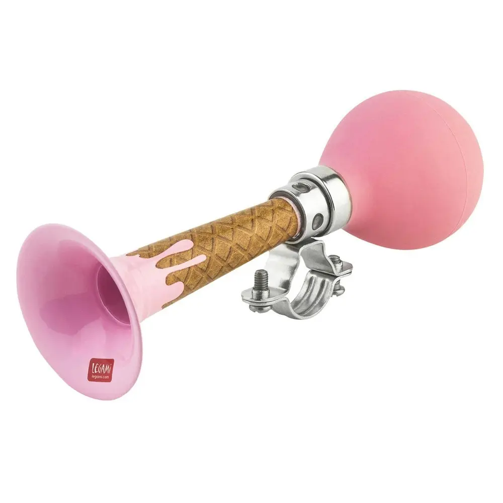 Legami Bike Loud Air Horn Bicycle Handlebar Safety Sound Squeeze Alarm Ice Cream - Sports & Outdoor