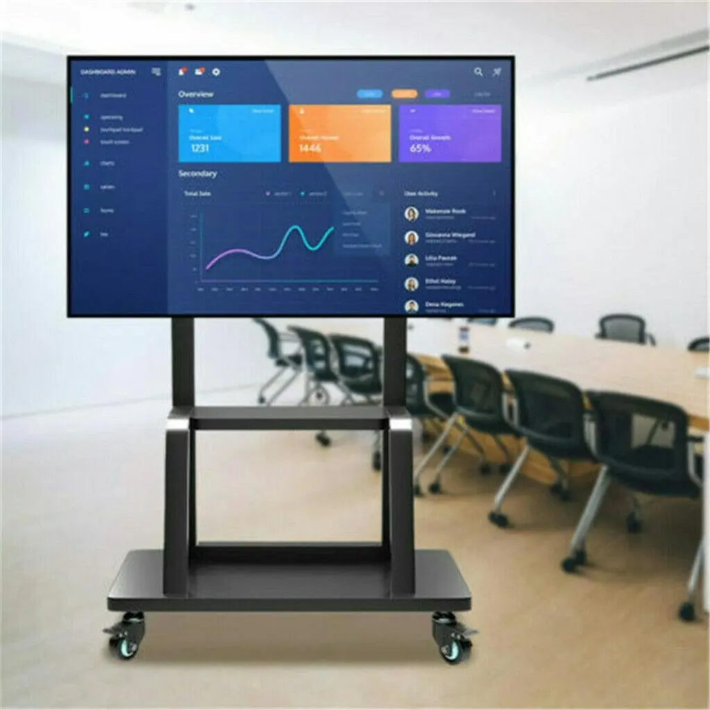 Floor TV Mount for 32-80" Flat Screen TVs