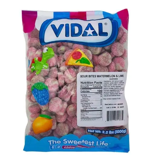 VIDAL SOUR BITES WATERMELON and LIME- 1kg