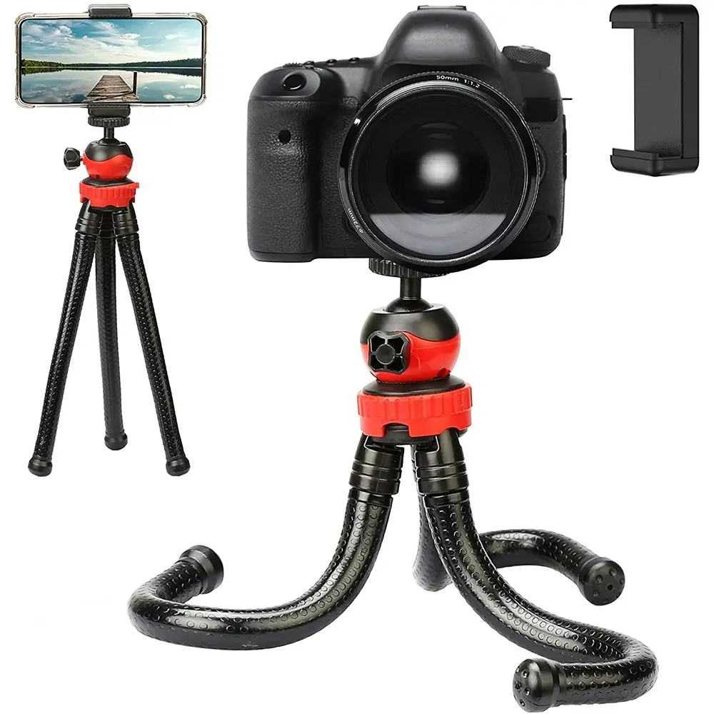 Bendable Octopus Phone Tripod Stand for Cell Phone/DSLR Camera/GoPro/Fill Light - Electronics