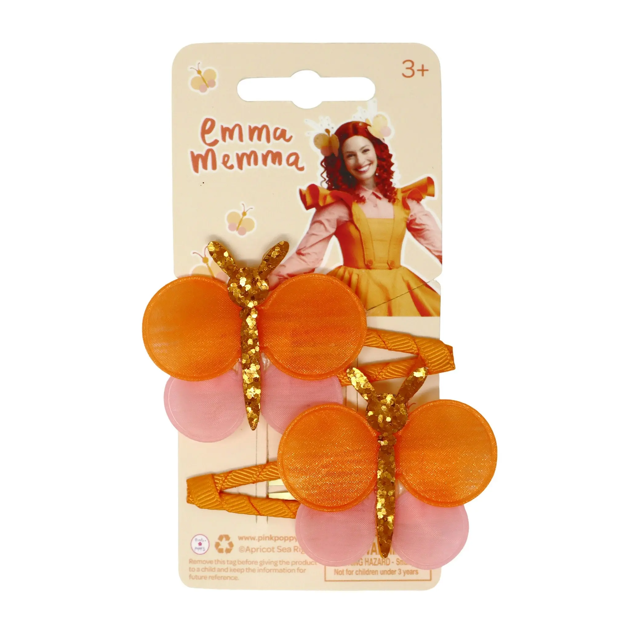 Emma Memma Butterfly Hair Clips - Toys & Games