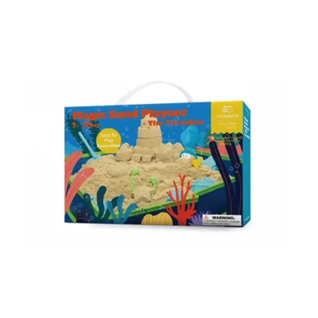 20pc Tookyland 2kg Magic Star Paradise Sensory Sand Play Kit Kids Outdoor Toy 3+ - Hobbies