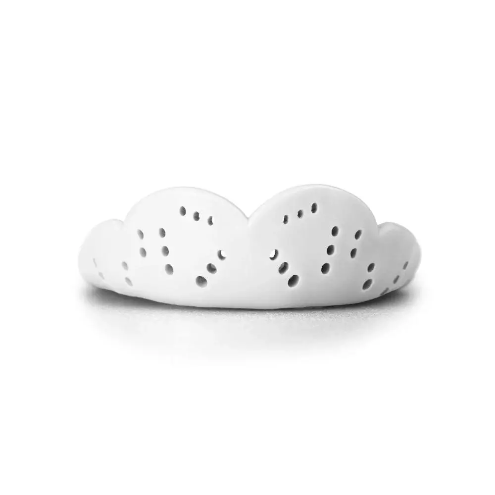 Sisu Aero Small Mouth Guard Sports Teeth Protector Kids/Child 7y+ Snow White - Sports & Outdoor