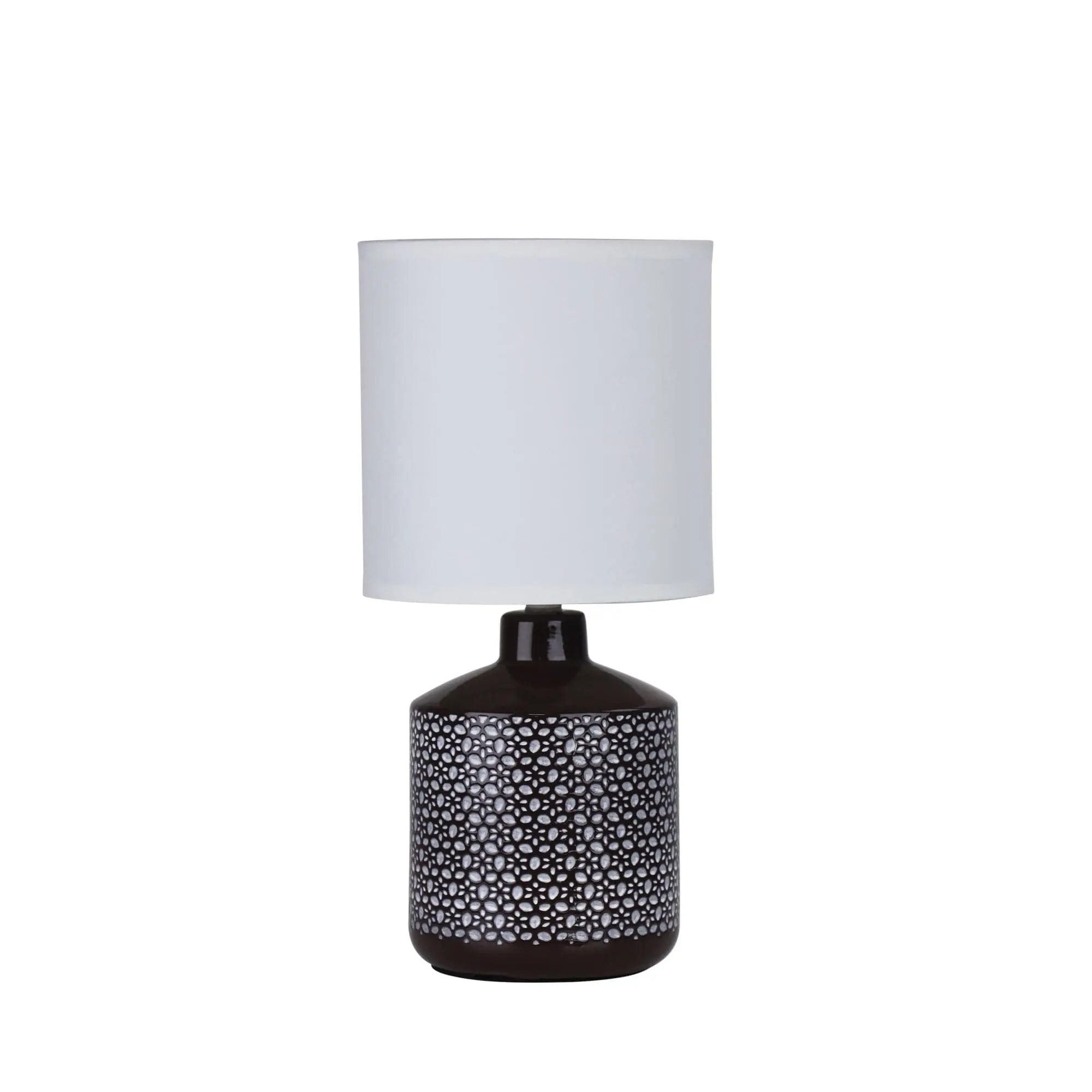 CELIA Coffee Ceramic Table Lamp - Home & Garden